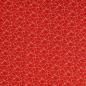 Preview: Baumwolldruck Grafisches Muster in Weiß auf Rot